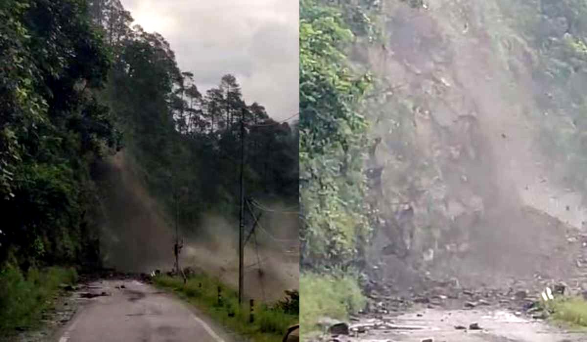 “उत्तराखंड में मानसून का कहर, नलूणा के पास मलबा गिरने से गंगोत्री मार्ग ठप”