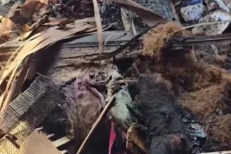 करनाल में शार्ट सर्किट से मकान में आग, सारा सामान जलकर राख