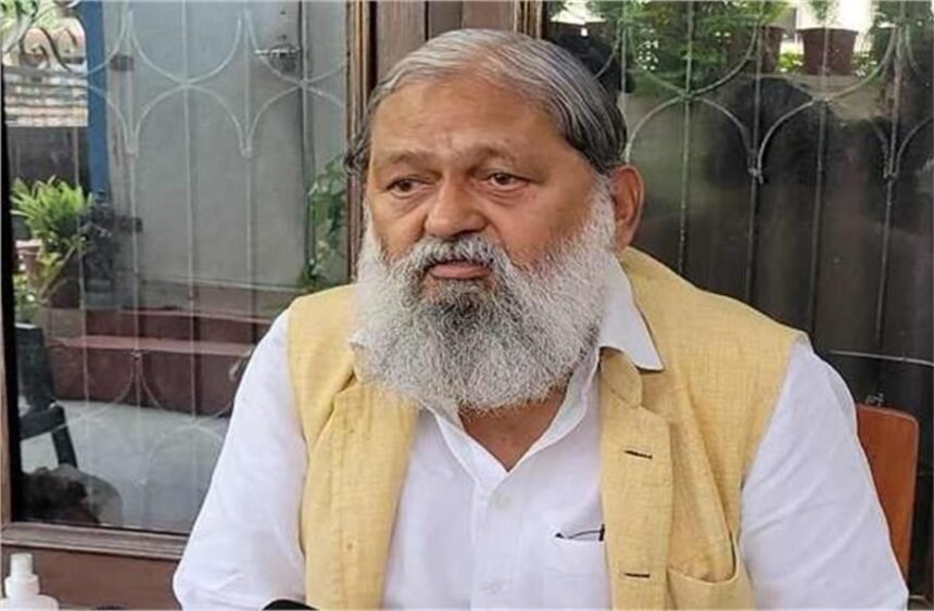कैबिनेट मंत्री अनिल विज